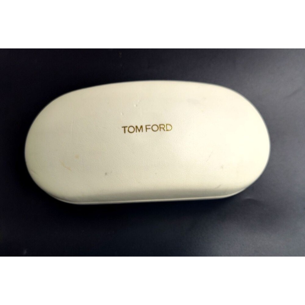 Tom Ford Clamshell Eyeglasses Sunglasses Reading Glasses White Case Cloth EMPTY